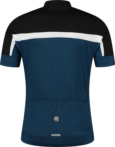 Rogelli-Maillot Manches Courtes Velo Course Kids - Enfant - Noir/Gris/Blanc-1