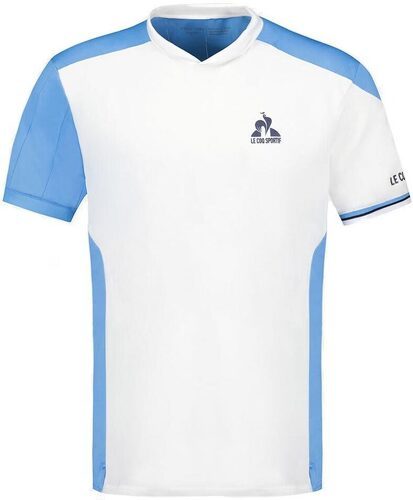 LE COQ SPORTIF-T-Shirt Le Coq Sportif Junior New York Blanc / Bleu-image-1