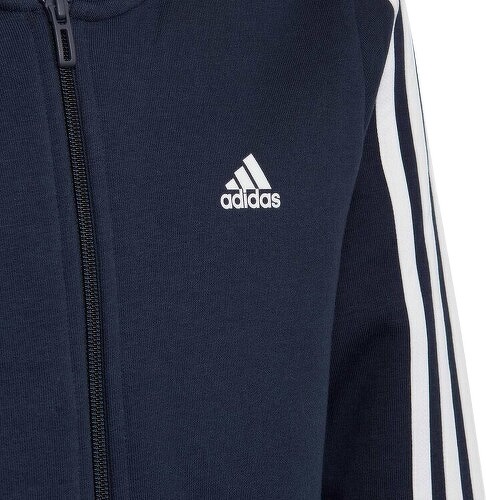 adidas Sportswear-Veste à capuche entièrement zippée en molleton Essentials 3-Stripes-2