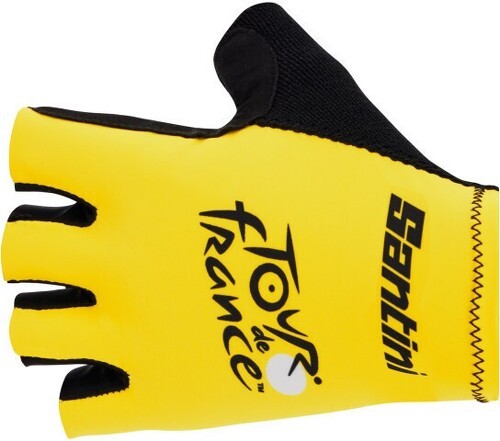 Santini-Overall leader cycling gloves - Tour de France Official-image-1