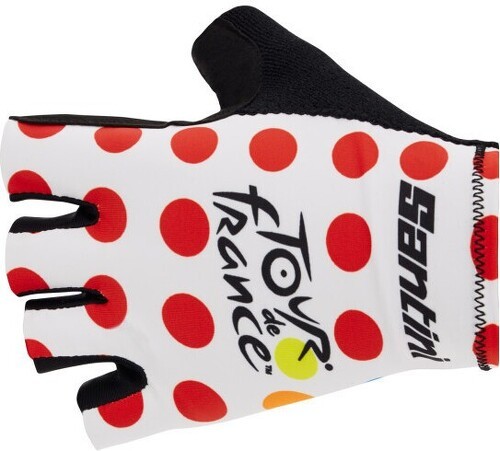 Santini-GPM leader cycling gloves - Tour de France Fan Official-image-1