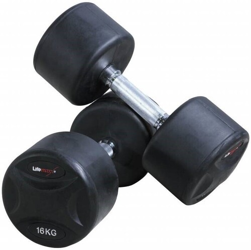 Lifemaxx-Fixed Dumbbell Set - 2 x 34 kg-0