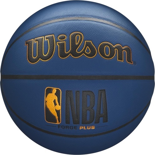 WILSON-Ballon de Basketball Wilson NBA Forge Plus Bleu Interieur/exterieur-image-1