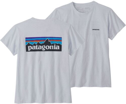 PATAGONIA-T-shirt P-6 Logo Responsibili White-image-1