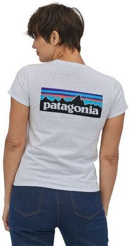 PATAGONIA-T-Shirt P 6 Logo Responsibili White-4