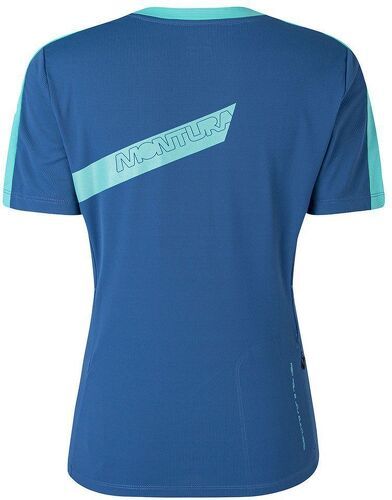 Montura-T-Shirt Way Deep Blue/Care Blue-1