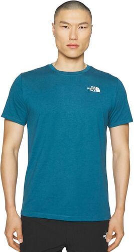 THE NORTH FACE-T Shirt Foundation Graphic Blue Coral-2