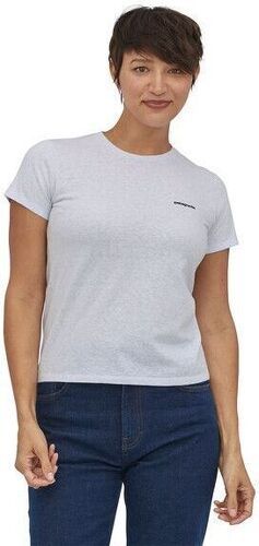 PATAGONIA-T-Shirt P 6 Logo Responsibili White-3