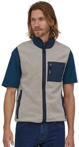 PATAGONIA-Gilet Synchilla Fleece Oatmeal Heather-1