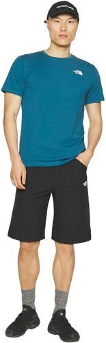 THE NORTH FACE-T Shirt Foundation Graphic Blue Coral-4