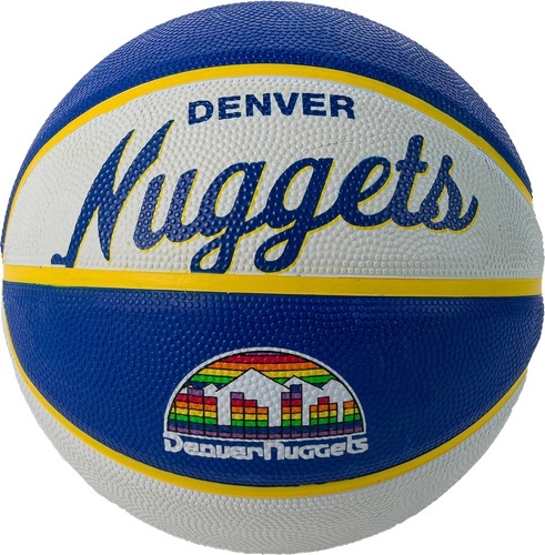 WILSON-Mini Ballon de Basketball Wilson NBA Team Retro – Denver Nuggets-image-1