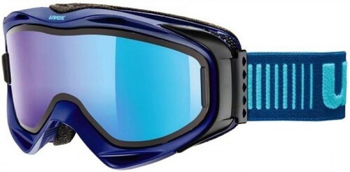 UVEX-Masque de ski G.GL 300 TO - LENS miroir bleu-orange S1 / S3-image-1