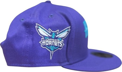 NEW ERA-Casquette NBA Charlotte Hornets New Era Patch 9Fifty Violet-2