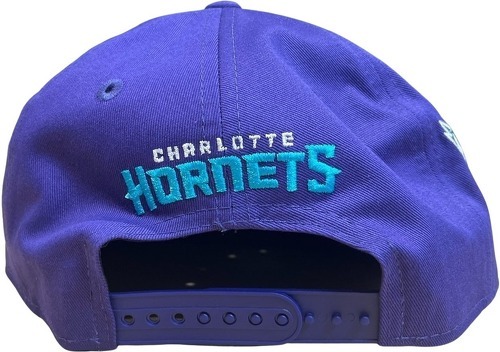 NEW ERA-Casquette NBA Charlotte Hornets New Era Patch 9Fifty Violet-1