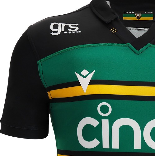 MACRON-Maillot Macron Northampton Saints domicile Officiel Rugby-2