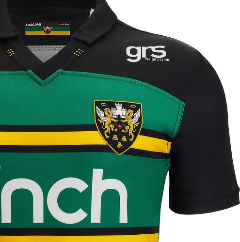 MACRON-Maillot Macron Northampton Saints domicile Officiel Rugby-3