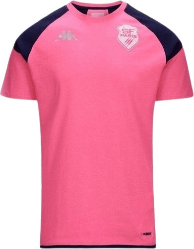 KAPPA-T-shirt Ayba 7 Stade Français Paris Rose Homme-image-1