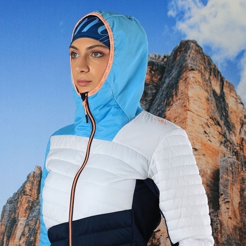 Cmp-Veste hybride à capuche femme CMP-3