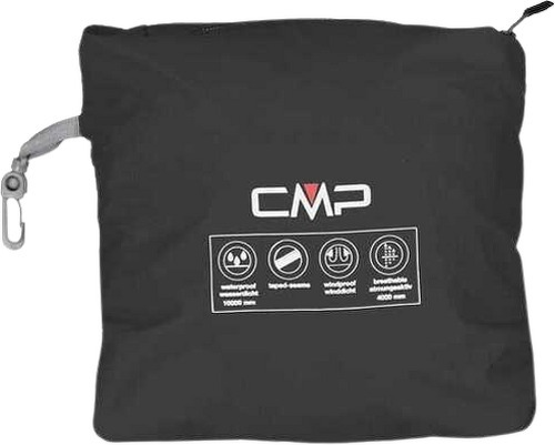 Cmp-Veste imperméable à capuche avec boutons-pression femme CMP-1