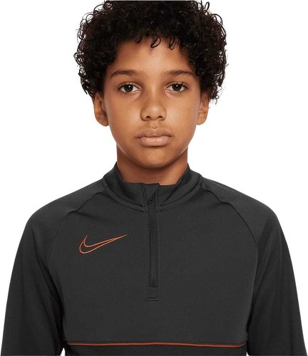 NIKE-Haut d'entraînement Nike Enfants Academy 21 1/4 Zip gris foncé-2