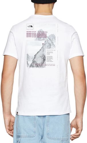 THE NORTH FACE-T Shirt Collage White/Boysenberry-1