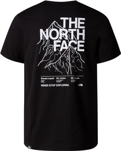 THE NORTH FACE-T Shirt Mountain Outlines-1