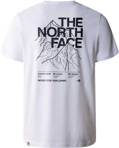 THE NORTH FACE-T Shirt Mountain Outlines-1