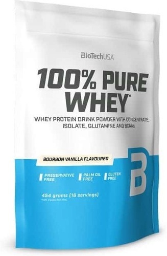 Biotech USA-100% PURE WHEY (454G)|Vanille| Whey protéine|Biotech USA-0