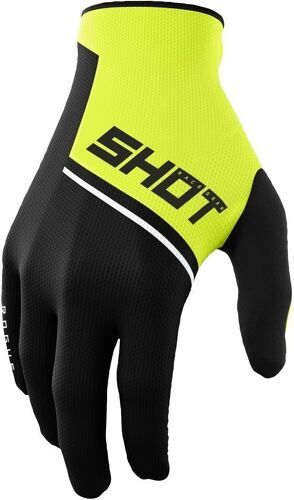 Shot Race Gear-Gants Shot Rogue Revolt 2.0 Enfant Neon Yellow-0