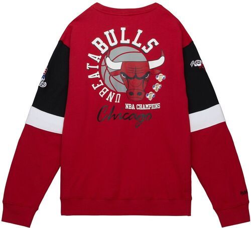 Mitchell & Ness-Mitchell & Ness Fashion Fleece Pullover Chicago Bulls-1