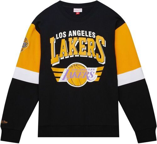 Mitchell & Ness-Mitchell & Ness Fashion Fleece Pullover Los Angeles Lakers-image-1