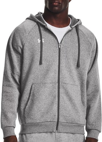 UNDER ARMOUR-Sweatshirt à capuche full zip molleton Under Armour Rival-image-1