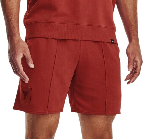 UNDER ARMOUR-Pjt Rock Terry Gym Short-RED-image-1