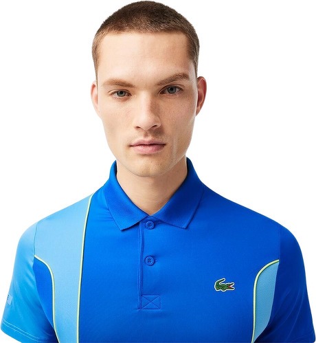 LACOSTE-Polo Lacoste Sport New York Novak Djokovic Bleu-4