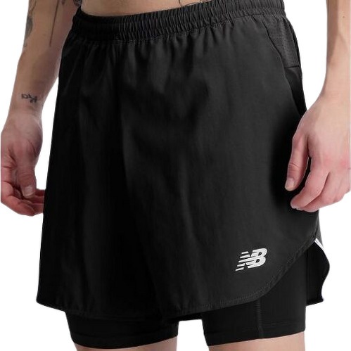 NEW BALANCE-Q Speed 6 Inch 2 In 1 Pantaloncini-2