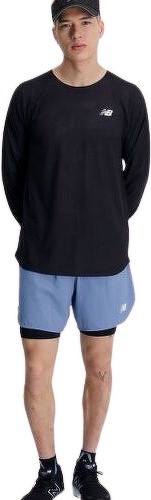 NEW BALANCE-Q Speed Jacquard Long Sleeve-1