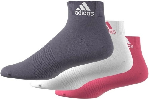 adidas Performance-Socquettes fines Performance (3 paires)-1