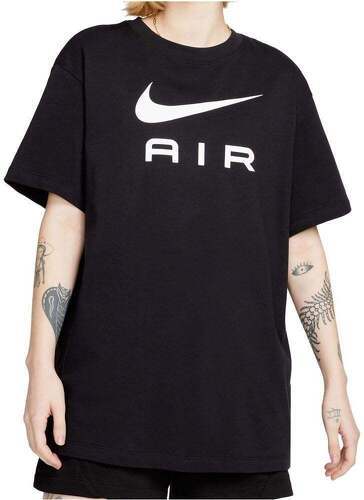 NIKE-T-shirt femme Nike "Nike Air" noir/blanc-3