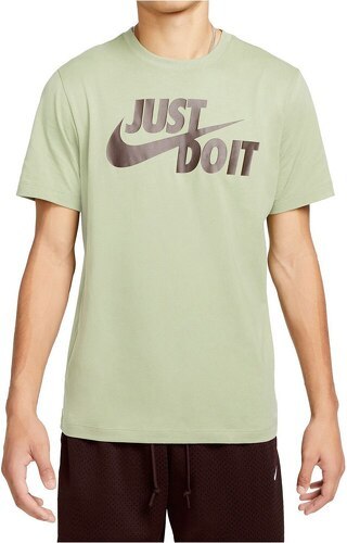 NIKE-T-shirt Nike Sportswear "Just Do It" Swoosh vert clair-3