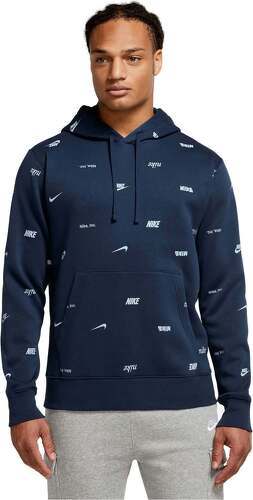 NIKE-M Club+ Bb Po Hoodie Aop-0