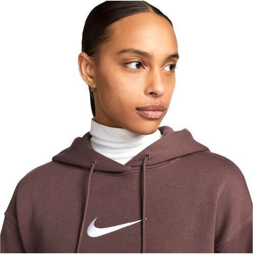 NIKE-Sweat à capuche Nike Sportswear femme marron-2