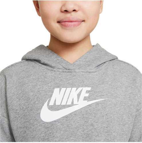 NIKE-G NSW CLUB FT CROP HOODIE HBR-2