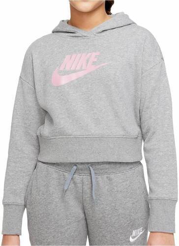 NIKE-G NSW CLUB FT CROP HOODIE HBR-2
