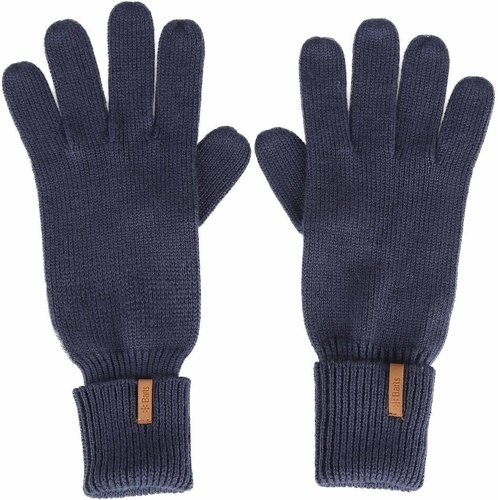 barts-FINE KNITTED GLOVES W NAVY-0