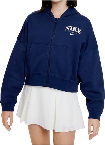 NIKE-G NSW TREND FLC FZ HOODIE PRNT-4