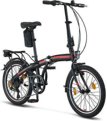 Licorne Bike GmbH-Conseres Premium vélo pliant 20 pouces - Shimano 6 vitesses-0