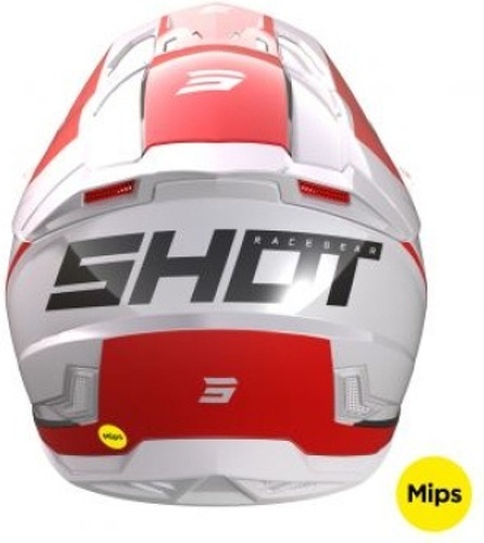Shot Race Gear-Casque Shot Core Comp Red Pearly-2