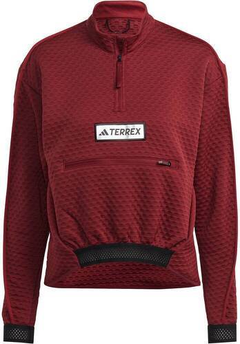 adidas Performance-Veste à demi-zip en molleton Terrex Utilitas-0