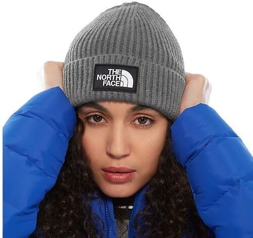 THE NORTH FACE-Casquette Tnf Logo Box Cuffed Medium Heather-2