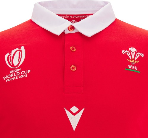 MACRON-Maillot Manches Longues Pays De Galles Merch Ca-2